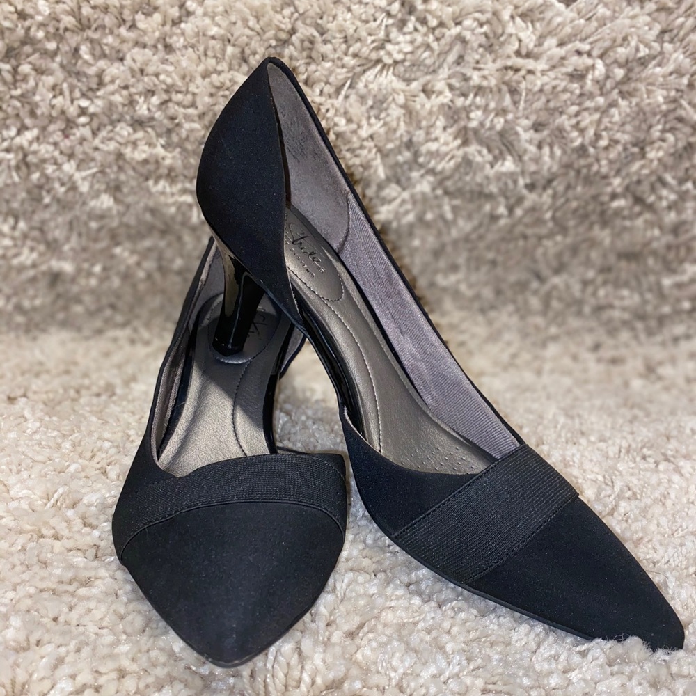 Life Stride Soft System Stockard Black Dress Pump
